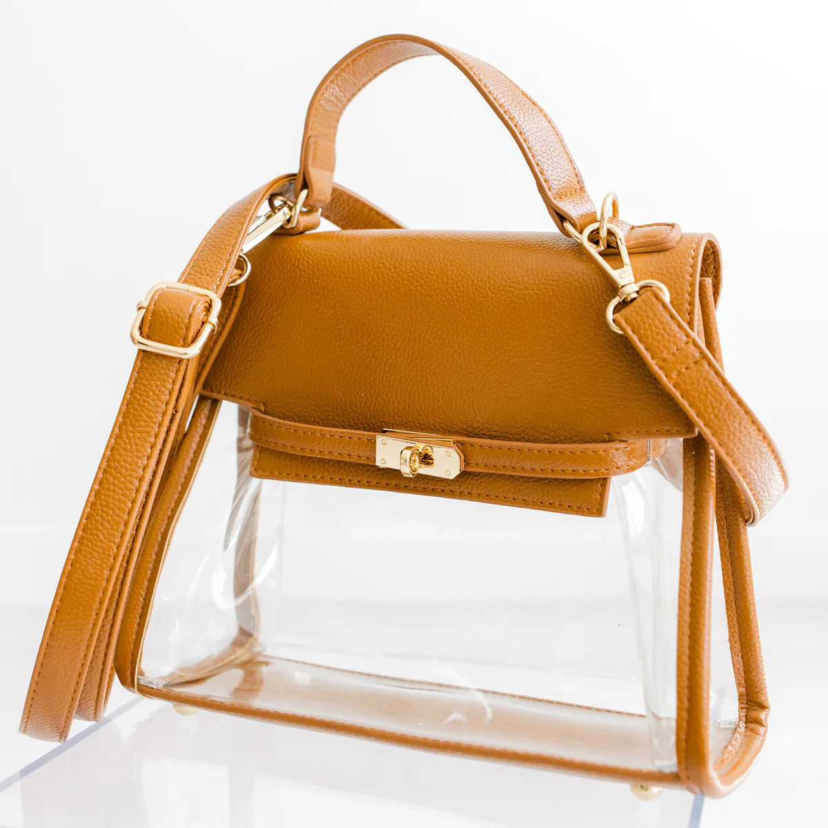 The Susan in Saddle | Clearly Handbags