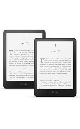 Amazon Kindle Paperwhite 16GB | Share the Love 2-pack Bundle | Black and Raspberry | Amazon (US)