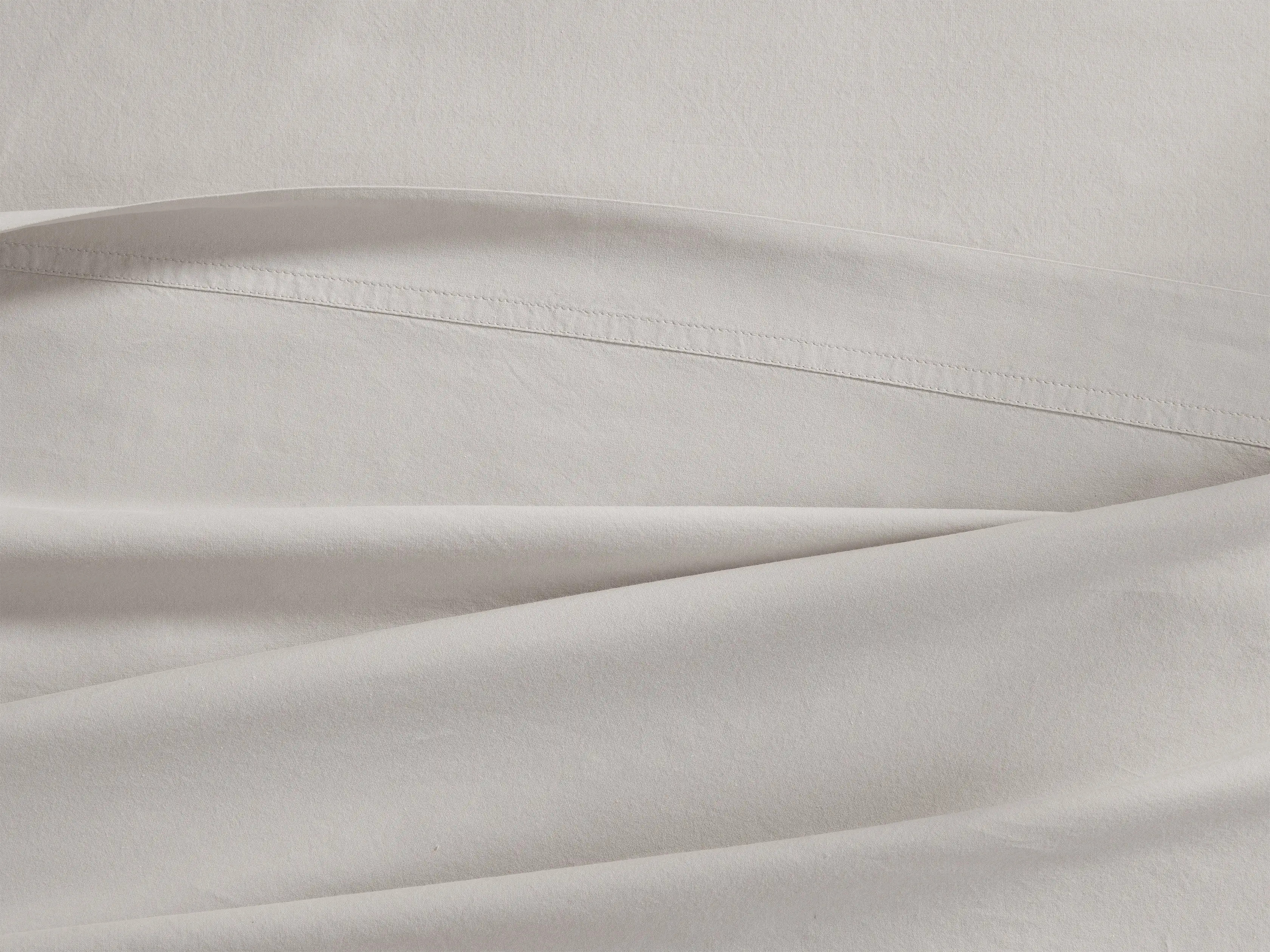Italian Garment-Dyed Percale Flat Sheet , King | Arhaus | Arhaus