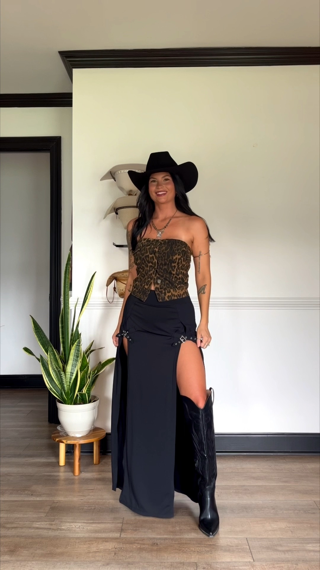 Western grunge style! Wearing xs skort and top! Top runs big so okay to size down! Code LORILYNN35 to save on boots. Code 15LORI to save on hat

#LTKootd #LTKgrwm #LTKSeasonal