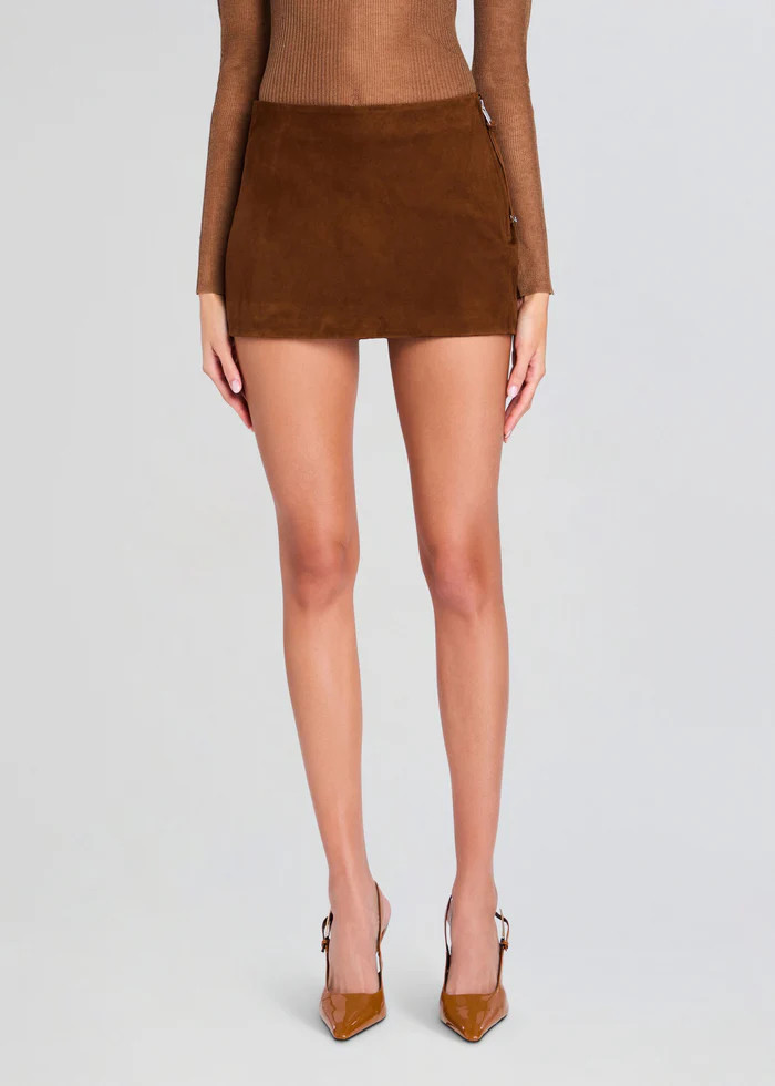 Valerie Suede Skirt | Retrofete