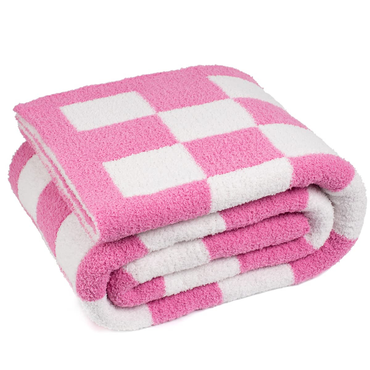 Carriediosa Ultra Soft Checkered Throw Blanket Microfiber Fuzzy Fluffy Checkerboard Grid Cute Pre... | Amazon (US)