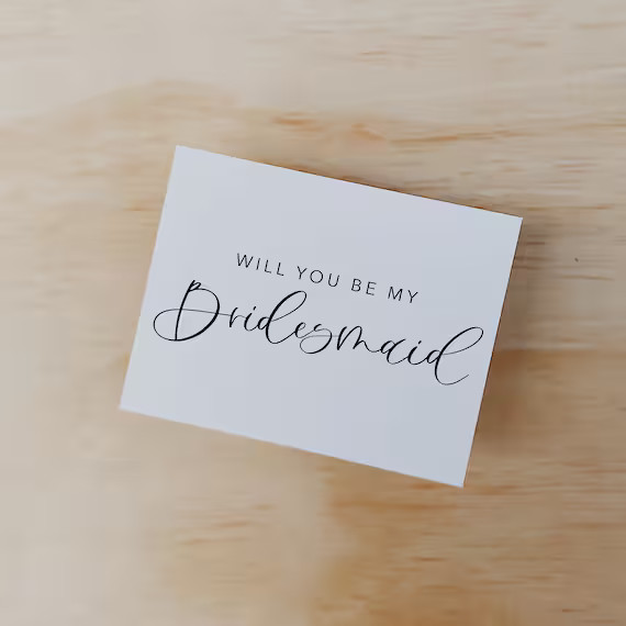 Will You Be My Bridesmaid Card Bridesmaid Card Bridesmaid - Etsy | Etsy (US)