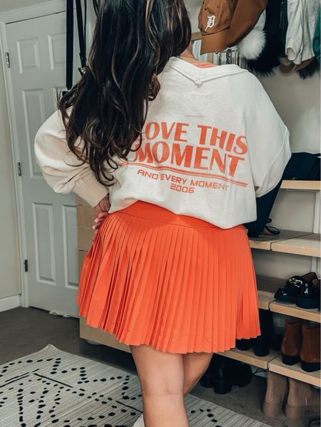 Aerie try on- vacation outfits- Cozy midsize outfit inspo - size 14 style - curvy girl loungewear 
Comfy beach fleece sweatshirt large
Cropped tank- I got multiple colors (large) 
Pleated tennis skirt with shorts xl 

#LTKstyletip #LTKcurves #LTKSeasonal