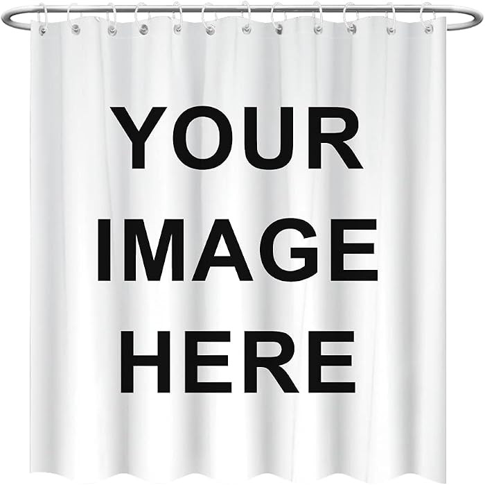 BLINGPAINTING Custom Photo Shower Curtains Personalized Custom Image Shower Curtain (48x72inch) | Amazon (US)