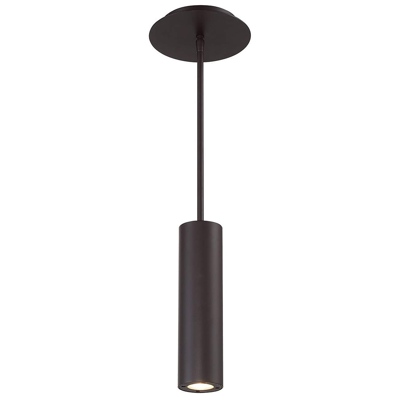 dweLED Caliber 10" High Bronze LED Outdoor Pendant Light | Lamps Plus