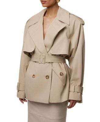 Women's Classic Oversized Trench | Macy's