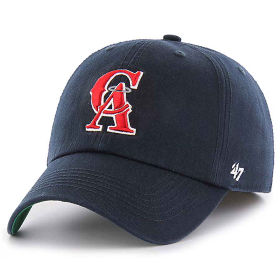Men's California Angels '47 Navy Cooperstown Collection Franchise Logo Fitted Hat | MLB Shop