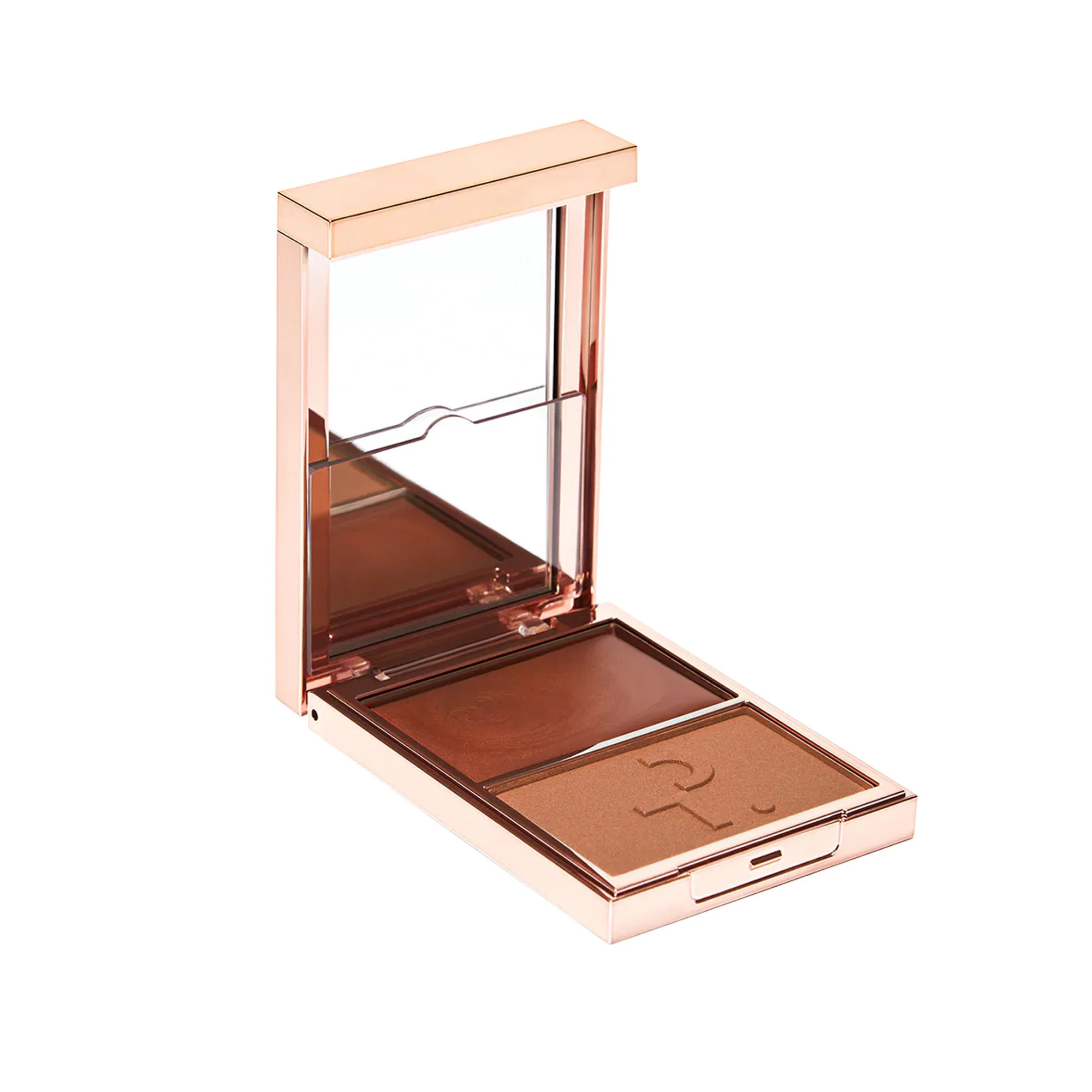 Major Headlines Double-Take Crème & Powder Blush Duo - She's So LA (Bronzed Nude) | Patrick Ta Beauty