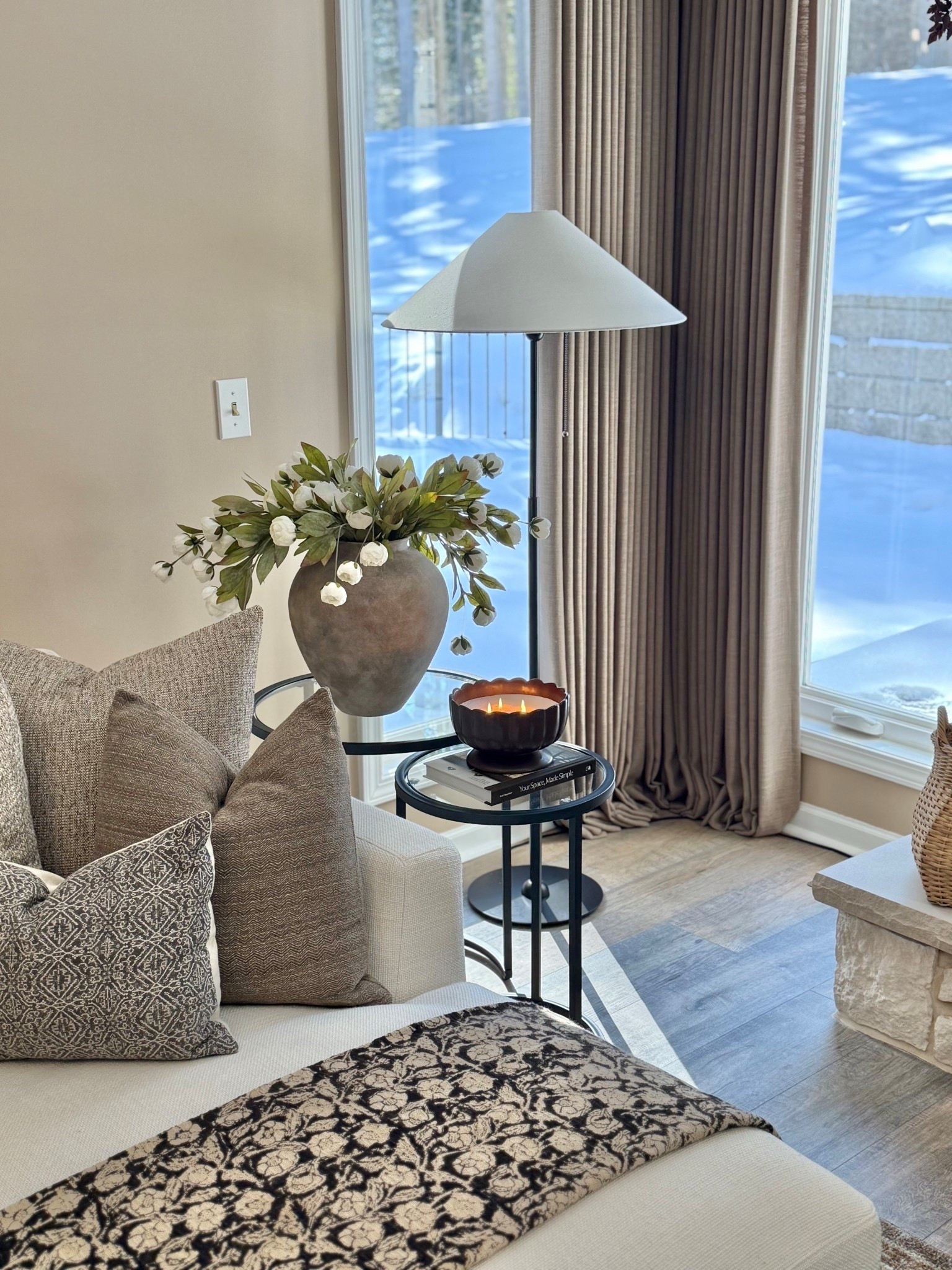 Neutral Living Room Nesting Table Styling

Follow @farmtotablecreations on Instagram for more home styling and decor finds.

These nesting tables are one of my favorite pieces to use in a living room because they’re both stylish and practical. They give you extra surface space when you need it for a candle, drink, or a small arrangement, but tuck neatly together to keep the space feeling open. I love pairing them with a simple vase of florals and a cozy candle to create a warm, layered look next to the sofa.

#nestingtables #sidetables #livingroomdecor #pillows #throwblanket #candledecor #vasedecor #livingroomfurniture #neutraldecor



#LTKSaleAlert #LTKHome