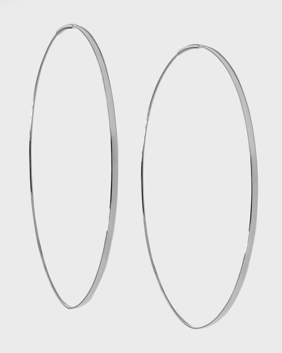 LANA Flat Magic 14K Hoop Earrings | Neiman Marcus