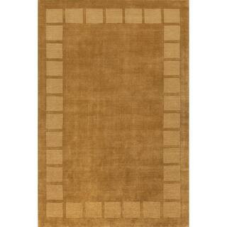 Petra High-Low Wool-Blend Wheat 5 ft. x 8 ft. Indoor/Outdoor Patio Rug | The Home Depot