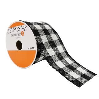 2.5" Wired Buffalo Check Ribbon by Celebrate It™ | Michaels Stores