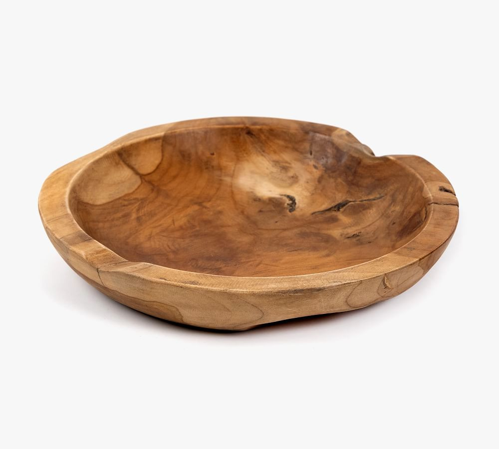 Teak Root Low Bowl, 16&amp;quot;diam. | Pottery Barn (US)
