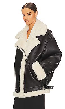 80s Oversized Faux Shearling Jacket
                    
                    Helsa | Revolve Clothing (Global)