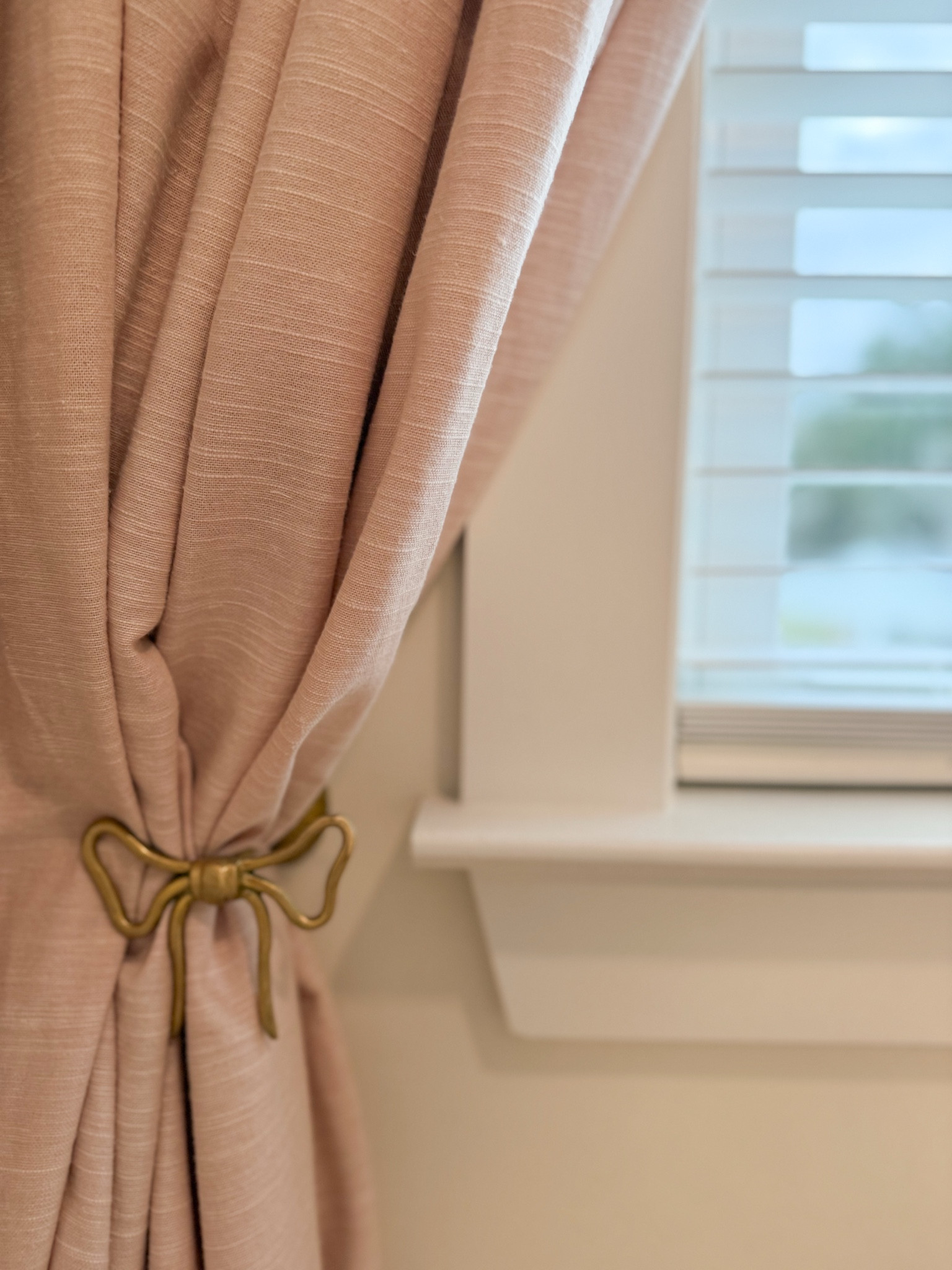 Bow curtains, bow tie backs, bow room decor, girls room 

#LTKHome #LTKFindsUnder50 #LTKKids