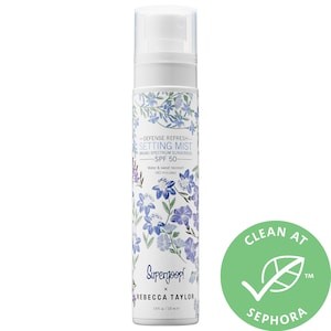 Supergoop! X Rebecca Taylor Defense Refresh Setting Mist Broad Spectrum Sunscreen SPF 50 | Sephora (US)