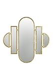 Creative Co-Op Deco 5-Part Wall Gold Finish -Mirror | Amazon (US)