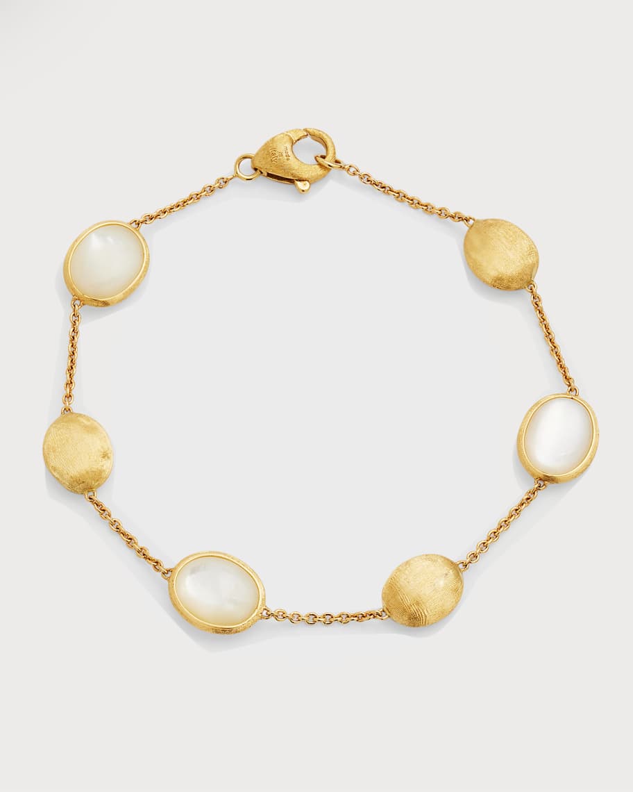 18K Yellow Gold and Mother-of-Pearl Bracelet | Neiman Marcus
