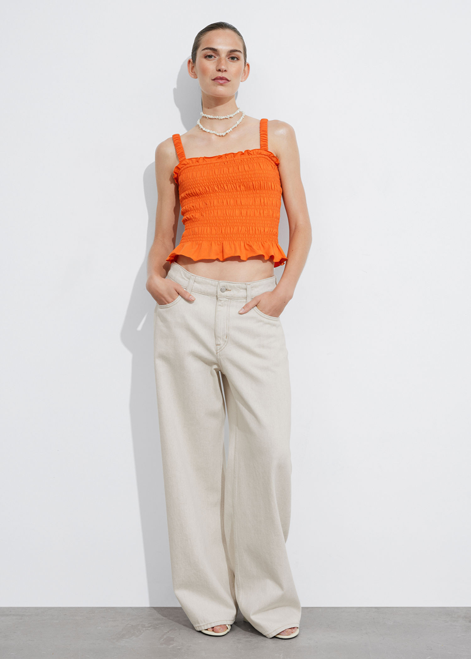 Smocked Peplum Top | & Other Stories (EU + UK)