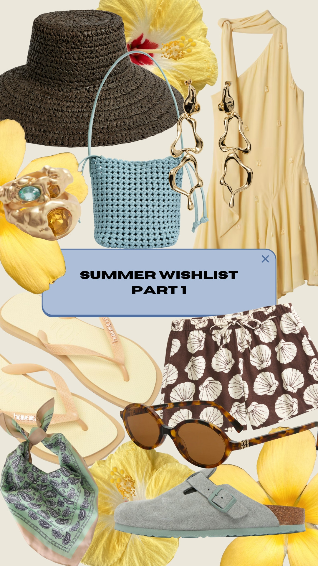 ☀️ SUMMER WISHLIST PART 1 ☀️

My current faves for the season - from sculptural gold jewellery and lightweight dresses to comfy sandals and beach-ready bags 🌼 Whether you're headed to a beach holiday, UK countryside wedding, or just living your best summer life, these picks have you covered.

Perfect for:
🌴 Holiday outfits
💒 Wedding guest style
🌞 UK summer days

#LTK #LTKSummer #LTKStyle #LTKTravel #LTKWeddingGuest #SummerOOTD #UKFashion #HolidayPacking #LTKHoliday #SummerVibes #WeddingSeason #SummerWishList 

 #LTKsummer #LTKdatenight #LTKfestival