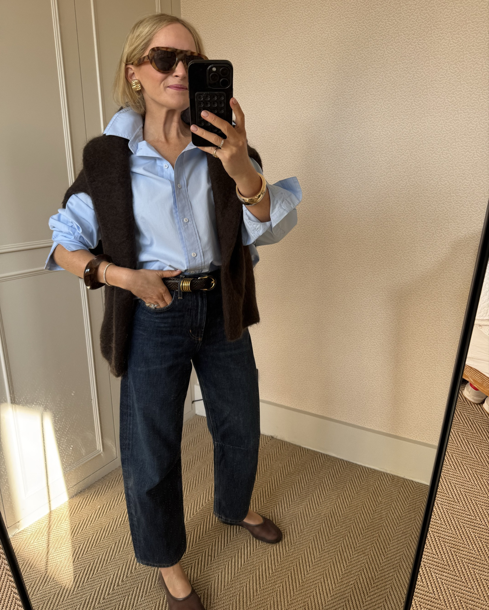 Blue and brown for spring 

#LTKspring #LTKuk