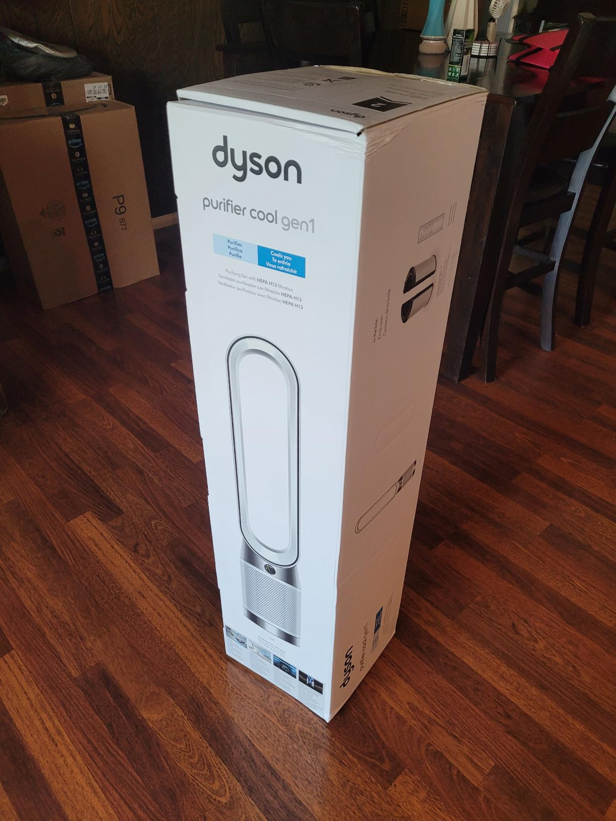 Dyson Purifier Cool™ TP07 Smart Air Purifier and Fan - White/Silver | Amazon (US)
