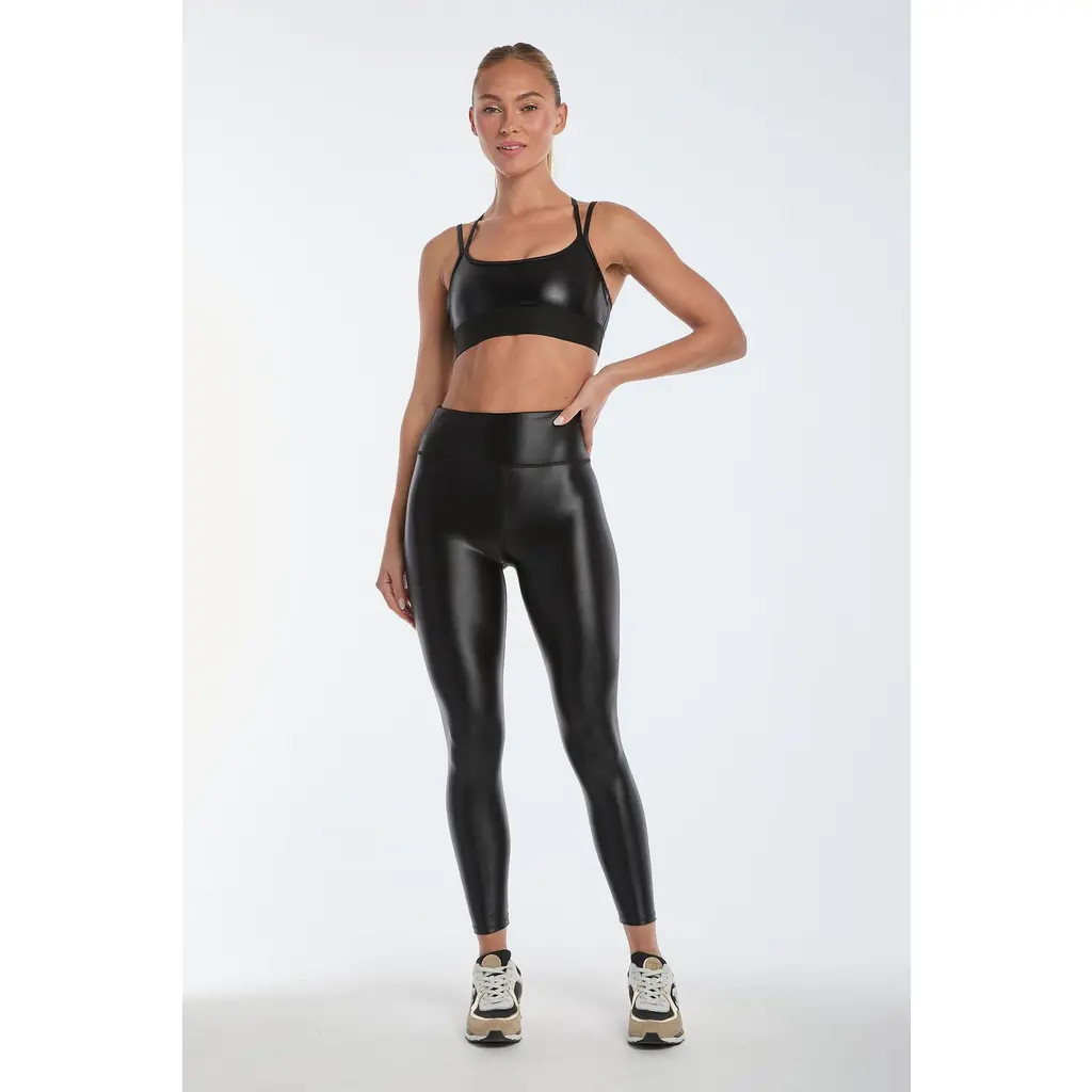 The Noli Shop Liquid Legging in Black Gloss at Nordstrom, Size Large | Nordstrom