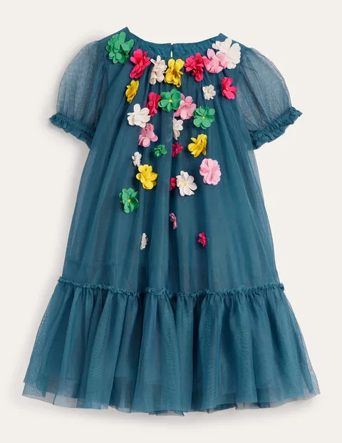 A line Flutter Flower Dress | Boden (US)