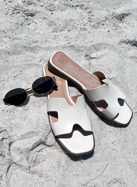 Beach day necessities for luxe vibe. I grabbed these Target sandals for the summer and already in love with them 🥰

Runs true to size and a steal for a high end look 🙌🏽

#LTKshoecrush #LTKswim #LTKstyletip