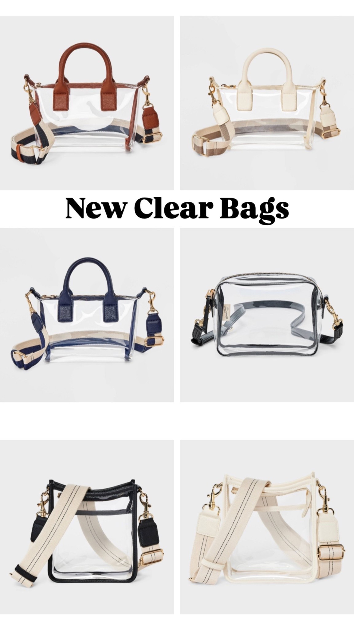 Target new arrivals 
Clear bags

#LTKItBag #LTKFindsUnder50 #LTKFestival