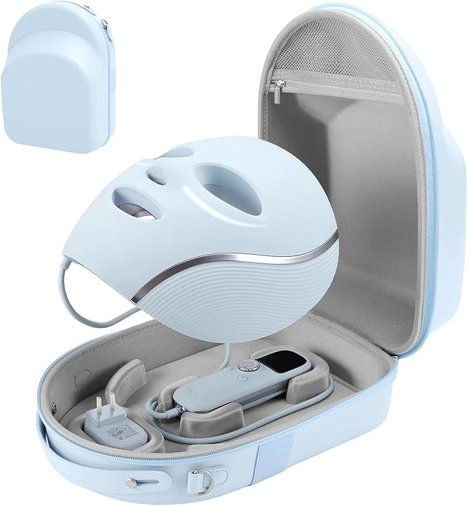 Face Mask Case Compatible with Shark CryoGlow LED Face Mask, Detachable Molded Fixed Grooves & Sh... | Amazon (US)