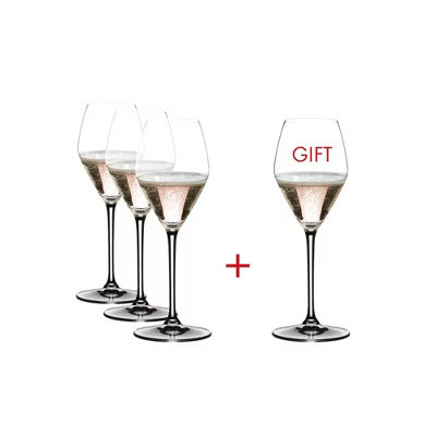 Riedel (Set of 4) 11.5 fl oz Extreme Rose/Champagne Glasses | Target