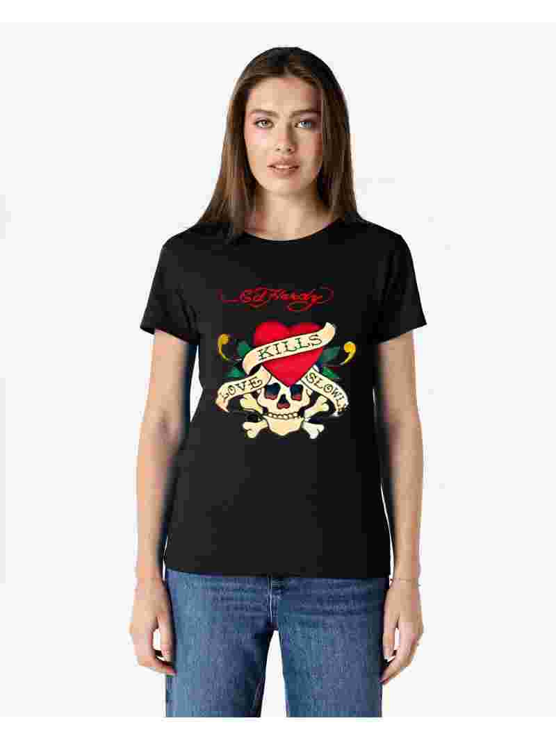 Vintage Ed Hardy Love Kills T-Shirt, for men & women, up to size 5XL. | Walmart (US)