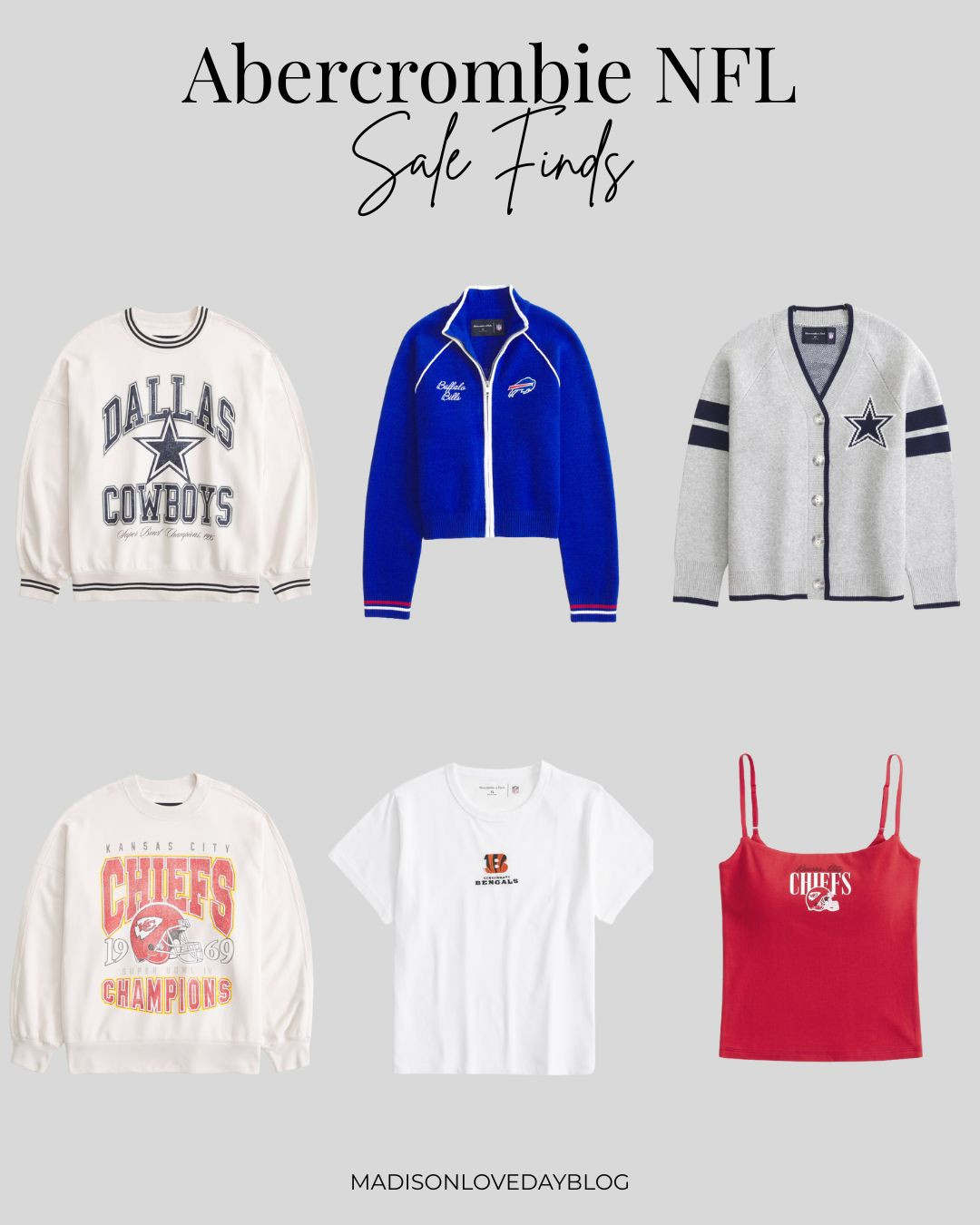 25% off Abercrombie NFL collection 🏈  

 #LTKSeasonal #LTKSaleAlert #LTKStyleTip