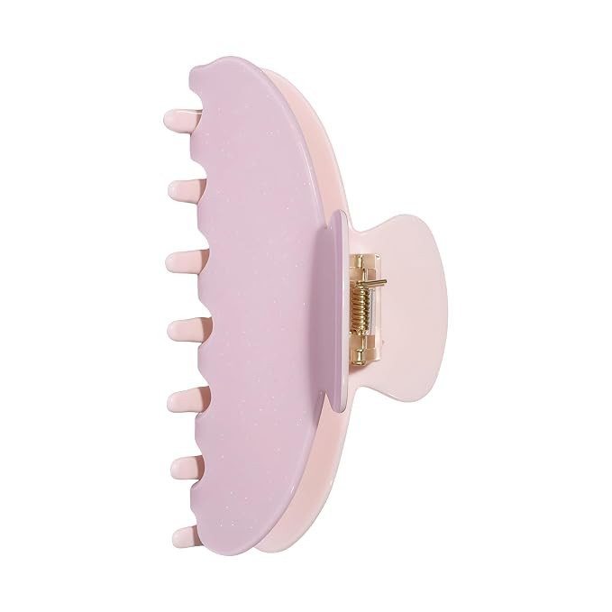 Durable Acetate Hair Clips - 4-Inch Sequin Powder Claw Clips for Fine and Thick Hair (Sequin powd... | Amazon (US)