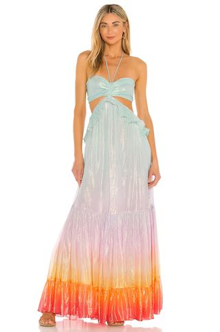 ROCOCO SAND Leal Cutout Dress in Multicolor from Revolve.com | Revolve Clothing (Global)