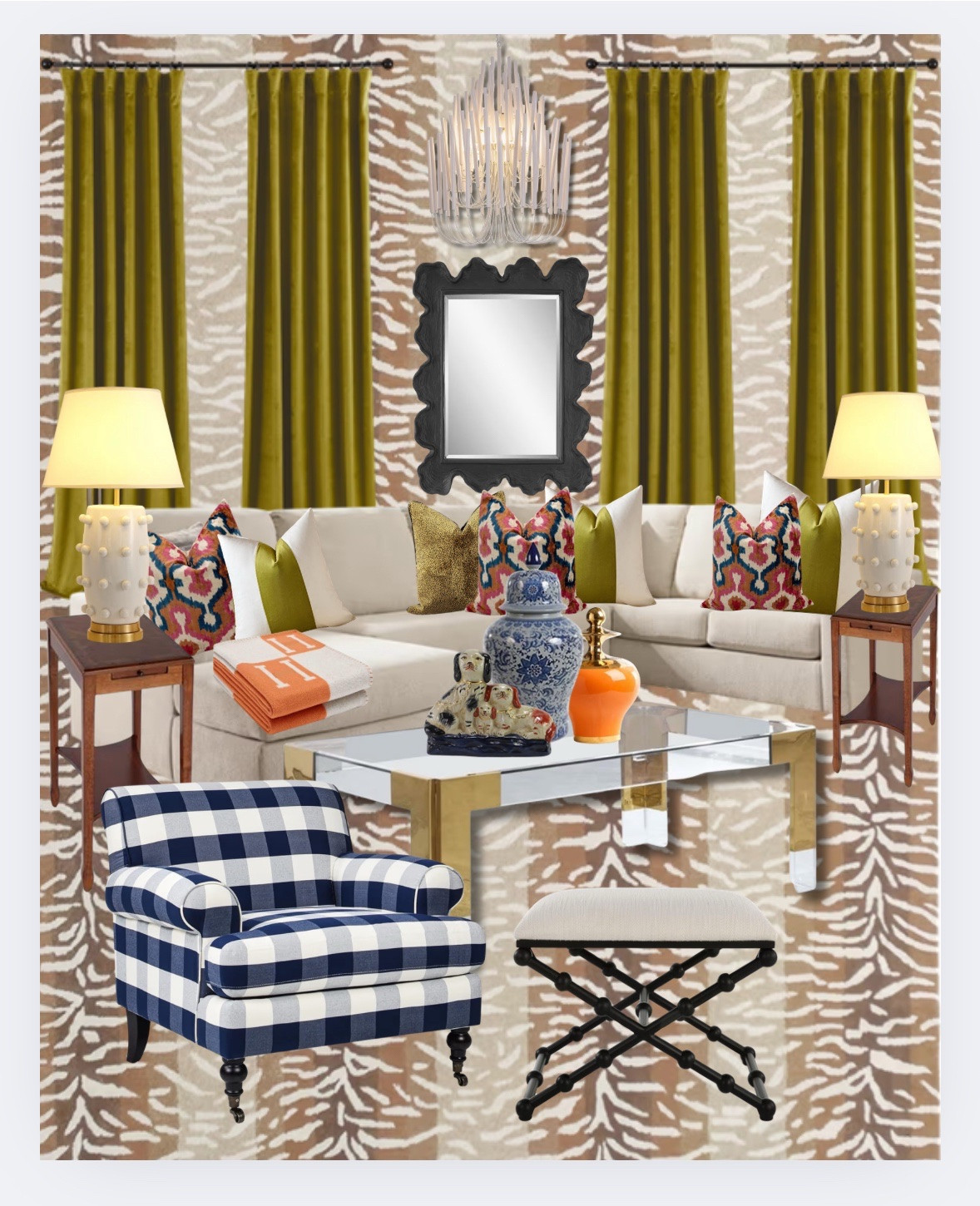 A mix of bold pattern, soft upholstery, antique-inspired accents, and warm metallics. Every piece has a role, and together they tell the story.

#LTKSeasonal #LTKdayinmylife #LTKHome