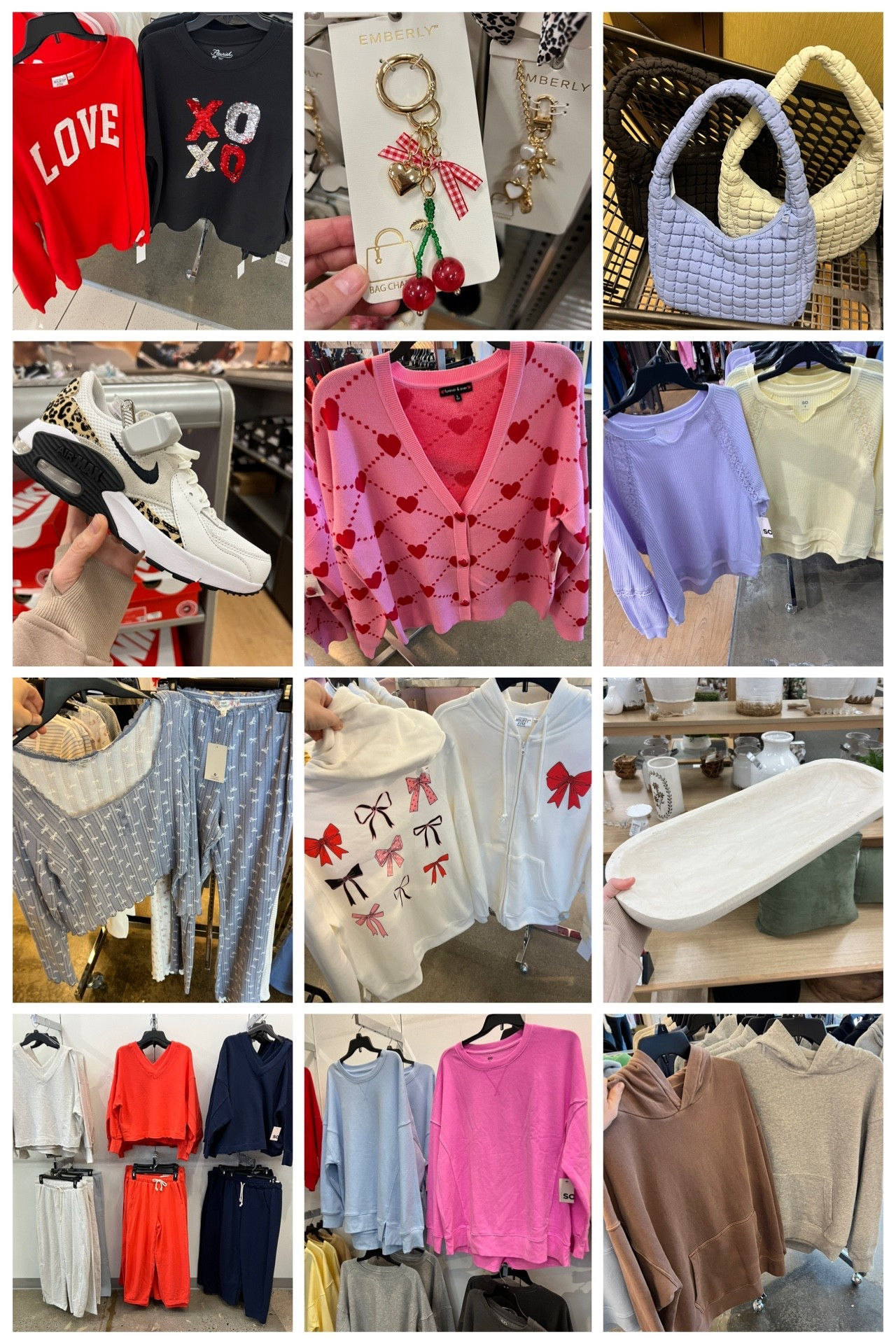 Kohls finds I’m loving this week! Valentine’s Day heart sweaters, everyday basics like a new boxy crop tee, hoodie, lounge set and Nike Excee with leopard print detail. Click any product to see all the color options. #kohlsfinds 

#LTKFindsUnder100 #LTKFindsUnder50 #LTKHome