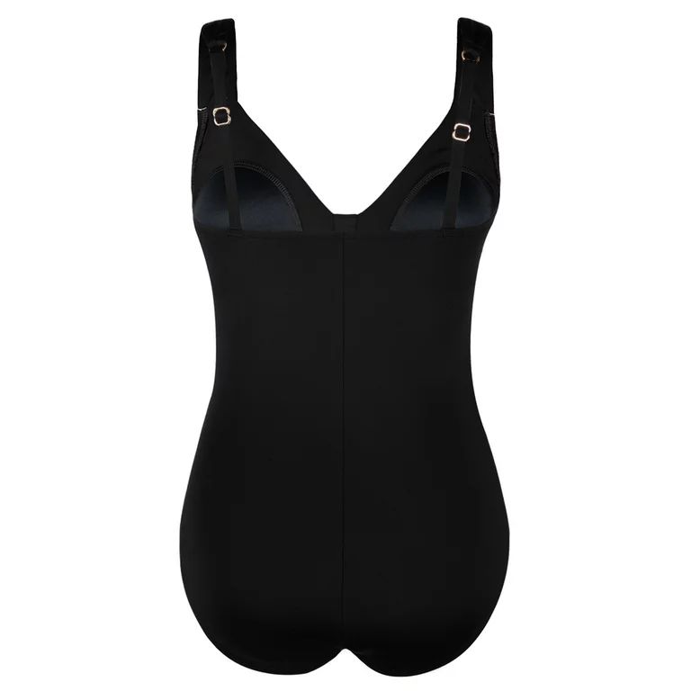 Hilor Women One Piece Bathing Suits Surplice Shirred Swimsuit Tummy Control Swimwear - Walmart.co... | Walmart (US)