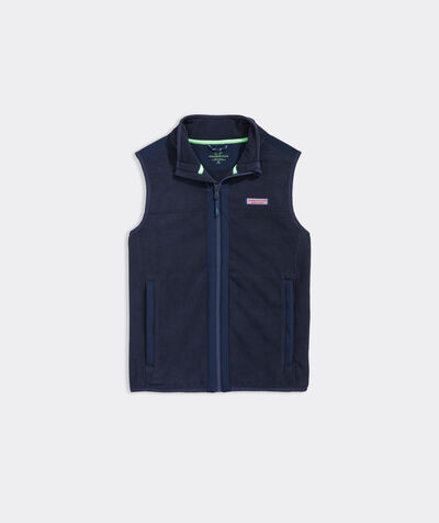 Boys' Harbor Fleece Vest | vineyard vines
