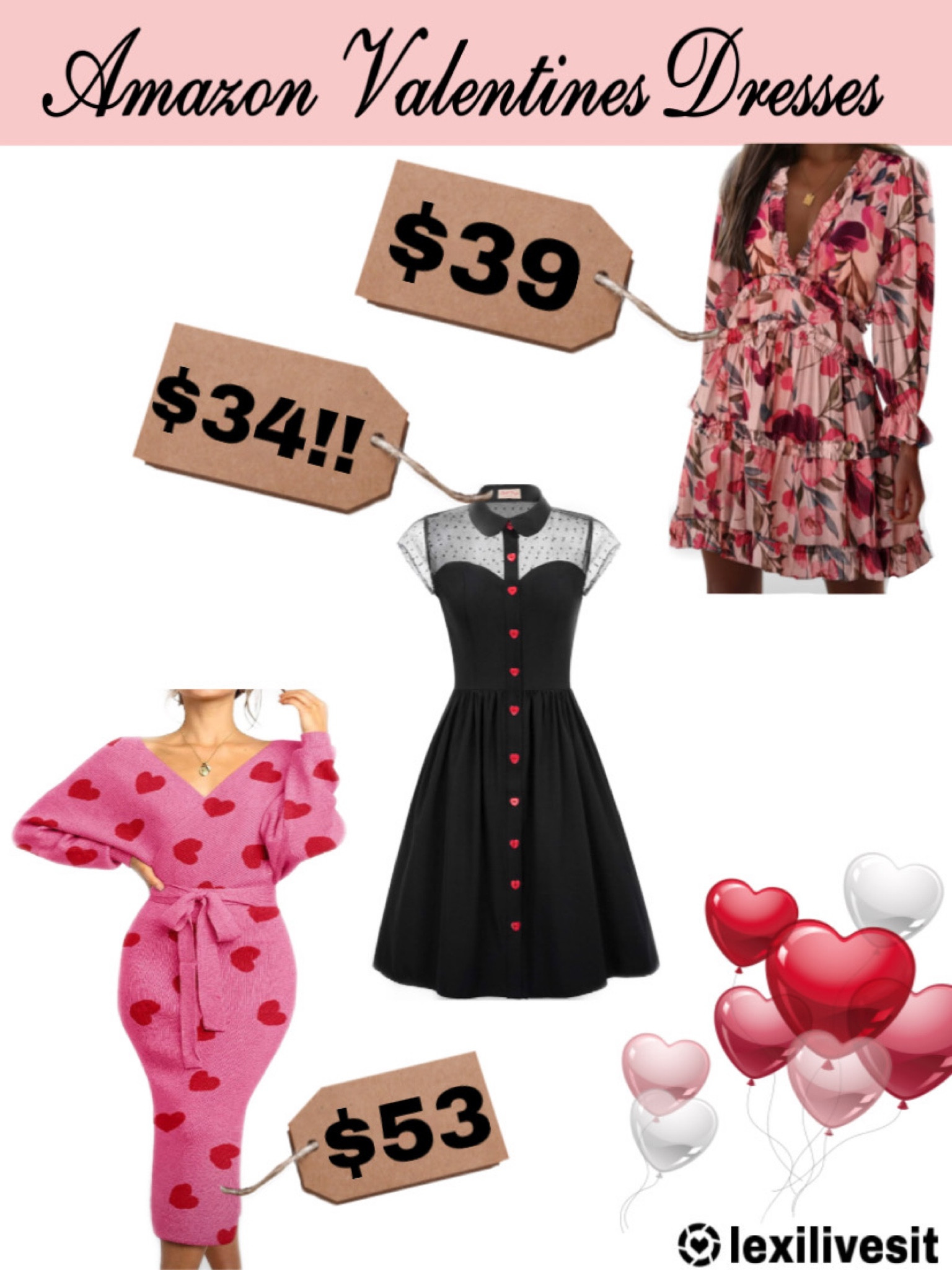 How cute are these Valentine’s & Date night dresses from Amazon!? 😍

#LTKSeasonal #LTKstyletip