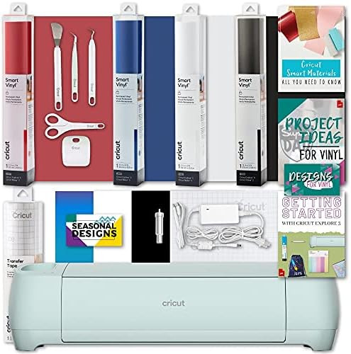 Cricut Explore 3 Machine Smart Vinyl & Tools Bundle | Amazon (US)