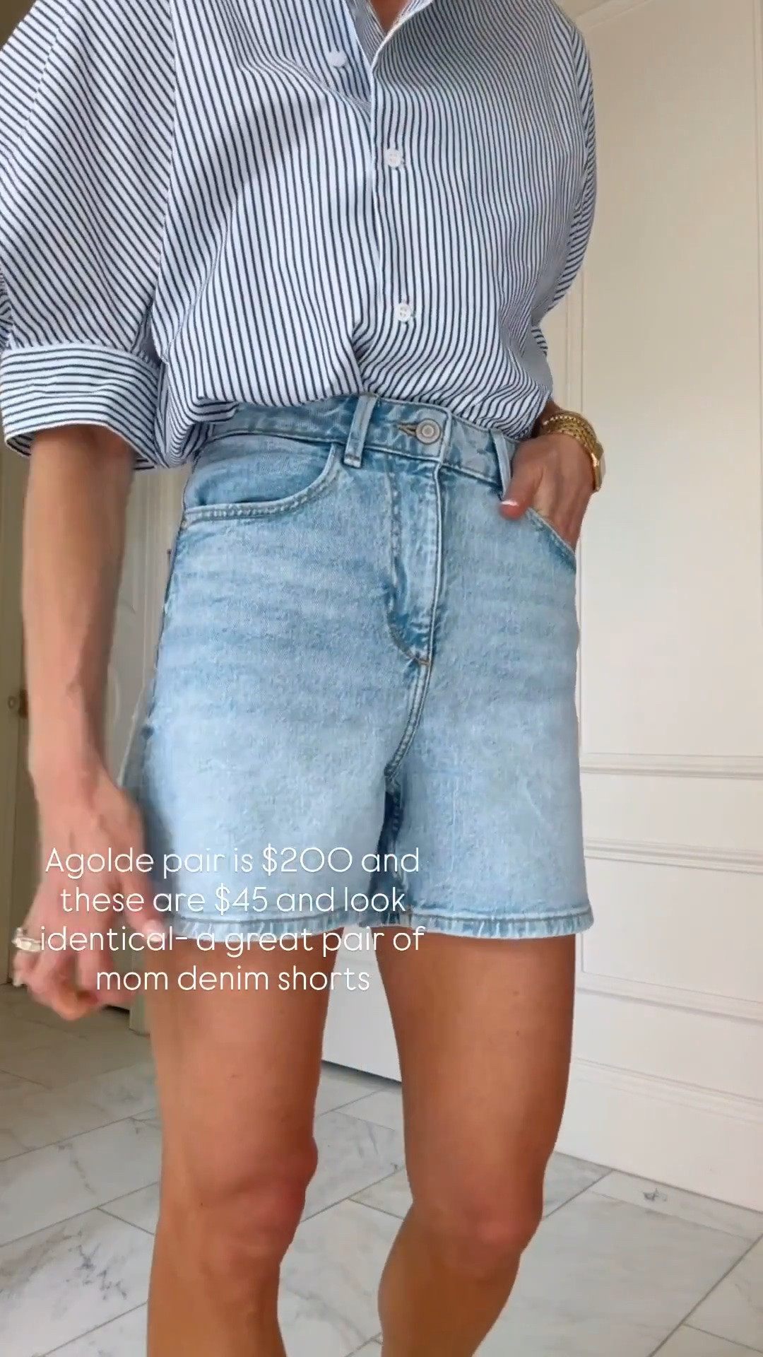 A great pair of denim mom shorts for under $50! I'm wearing size 25/2 and they’re a BEST SELLER this week!

#LTKsummer #LTKjeans