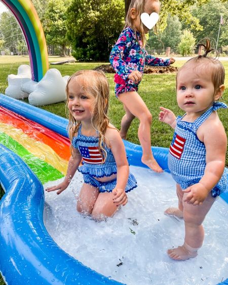 What’s more fun at a summer birthday party than a slip-n-slide?! 🇺🇸🌈

#LTKswim #LTKbaby #LTKfamily