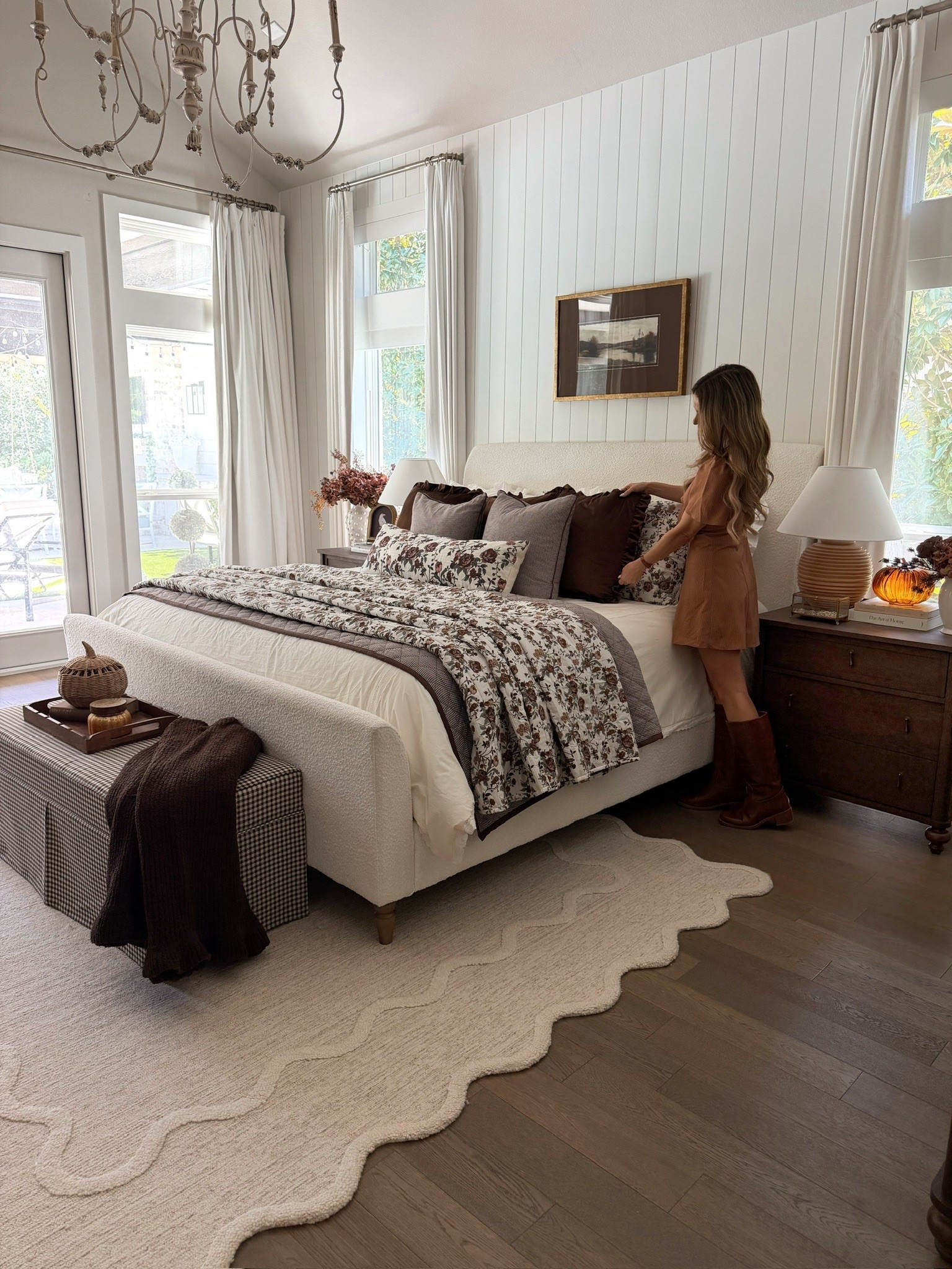 Our primary bedroom is really showing off with our fall bedding!!

#LTKSeasonal #LTKHome