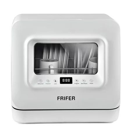 Frifer Portable Countertop Dishwashers, intelligent Automatic Mini Dishwasher Household with Air-Dry | Walmart (US)