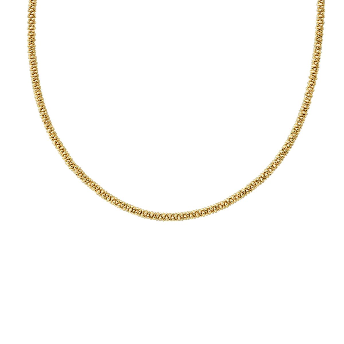 18K Gold Caviar Necklace 3mm | LAGOS