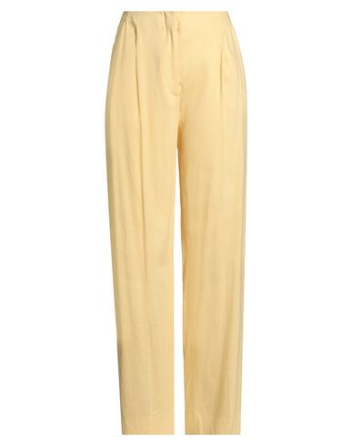 Lardini Woman Pants Yellow Size 10 Linen, Viscose, Elastane | YOOX (US)