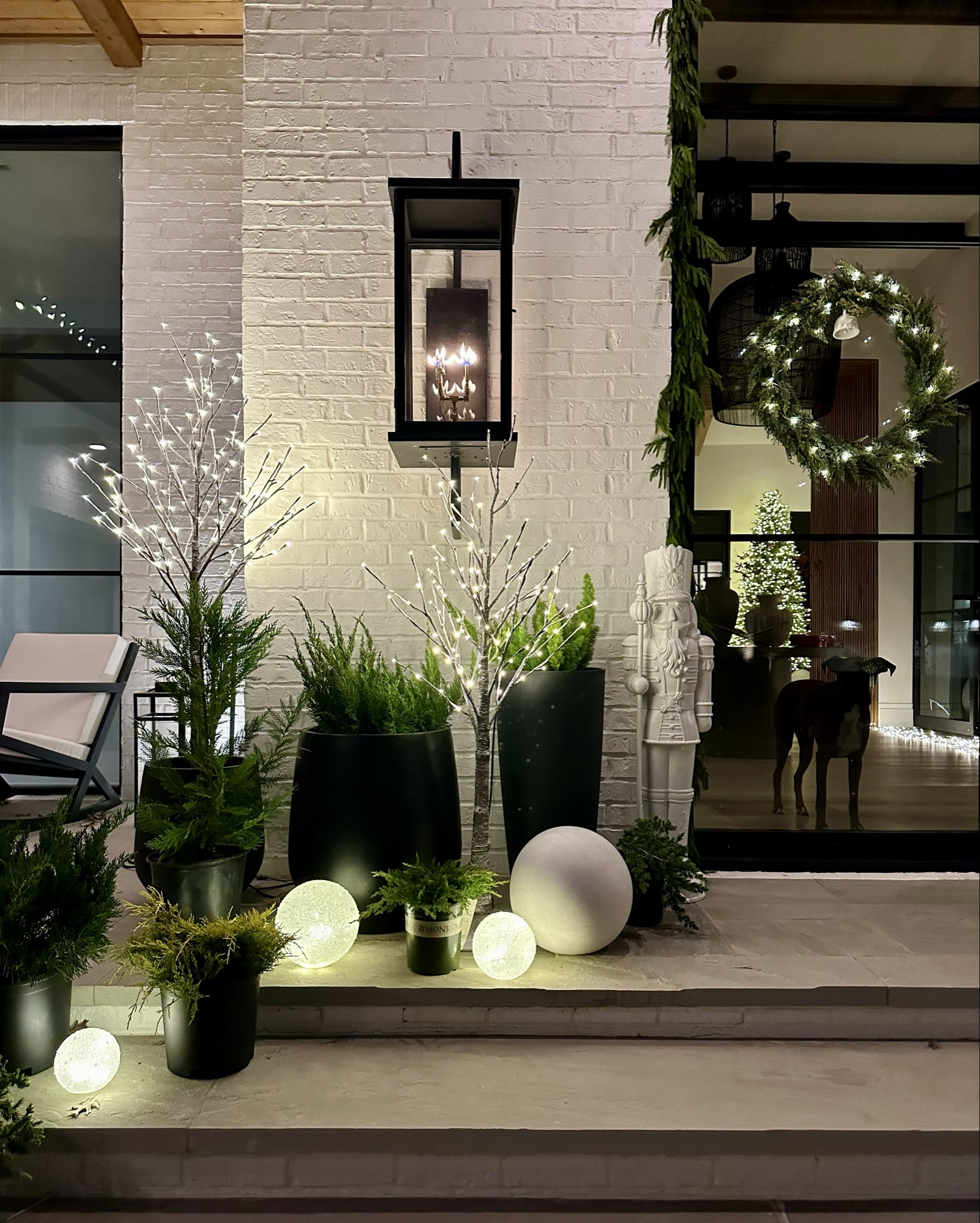 Easy winter evergreen porch

#LTKSeasonal #LTKHoliday #LTKHome